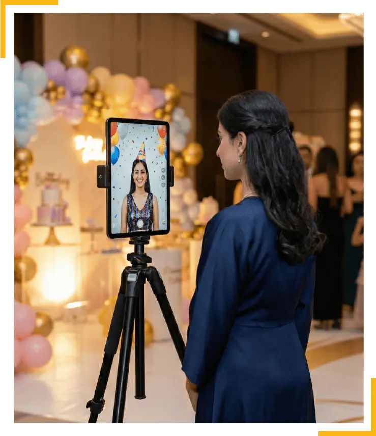 Magic Mirror Photo Booth in Sharjah