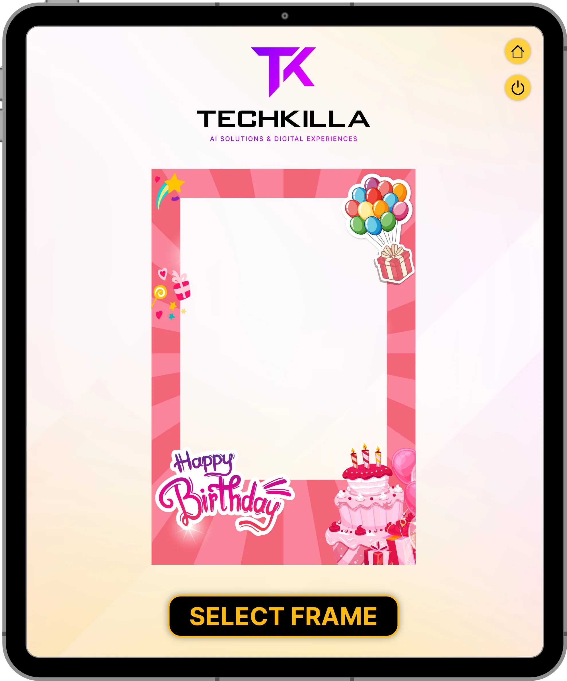 Choose or Upload Frame