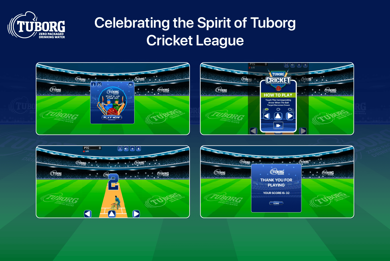 Level Up Fan Engagement: Tuborg's Custom 3D Cricket Game for IPL Events