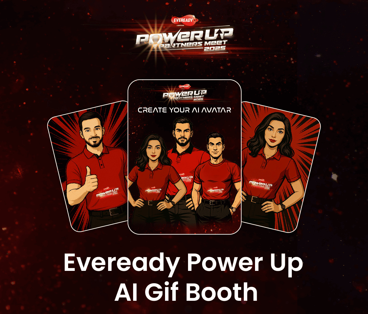 Eveready Power Up AI GIF Booth