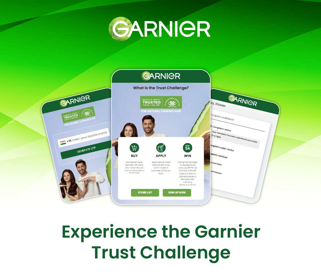 Experience the Garnier Trust Challenge