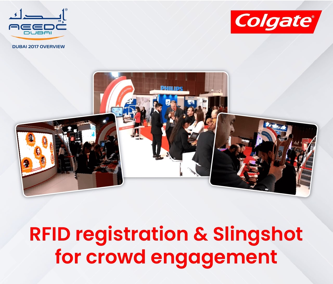 RFID Registration & Slingshot for crowd engagement