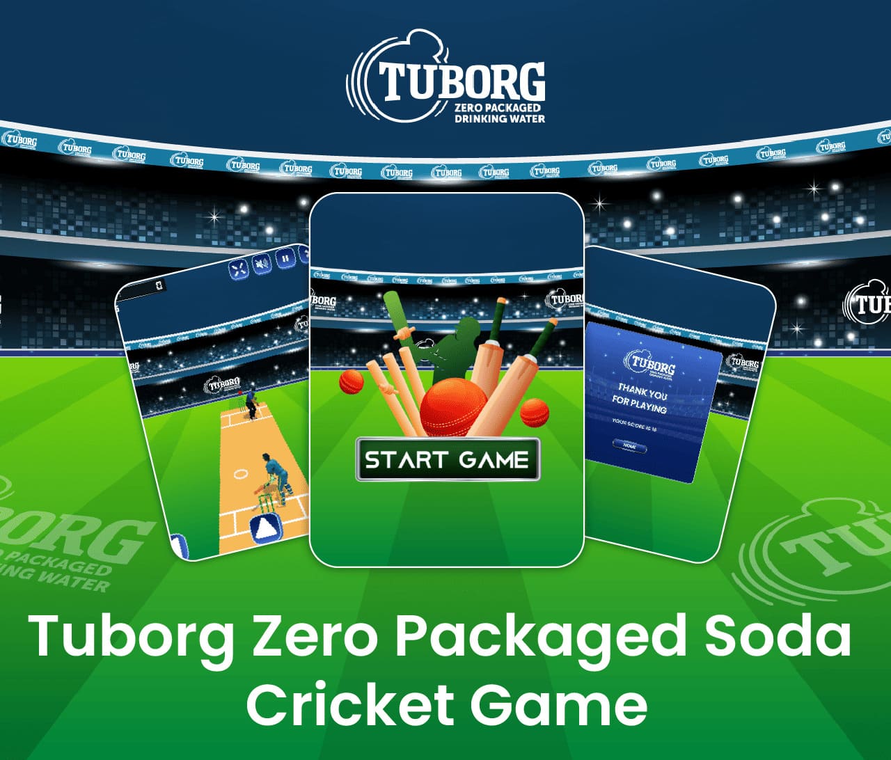 Turborg Zero Packaged Soda Cricket Game