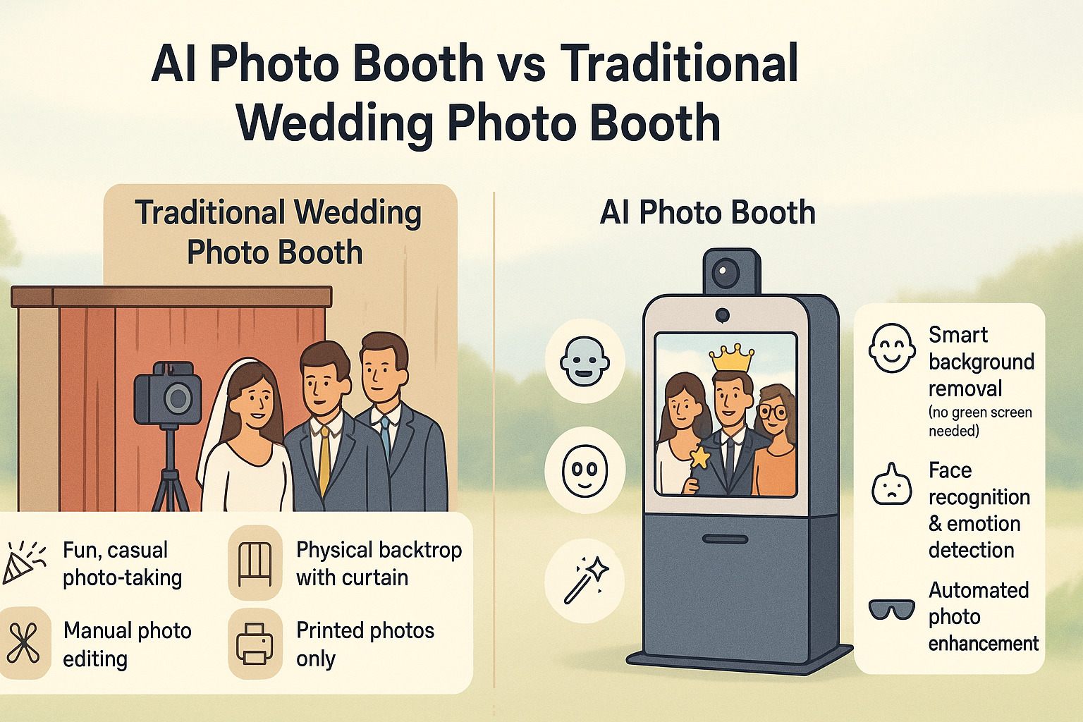 AI Vs Traditional Photo Booth