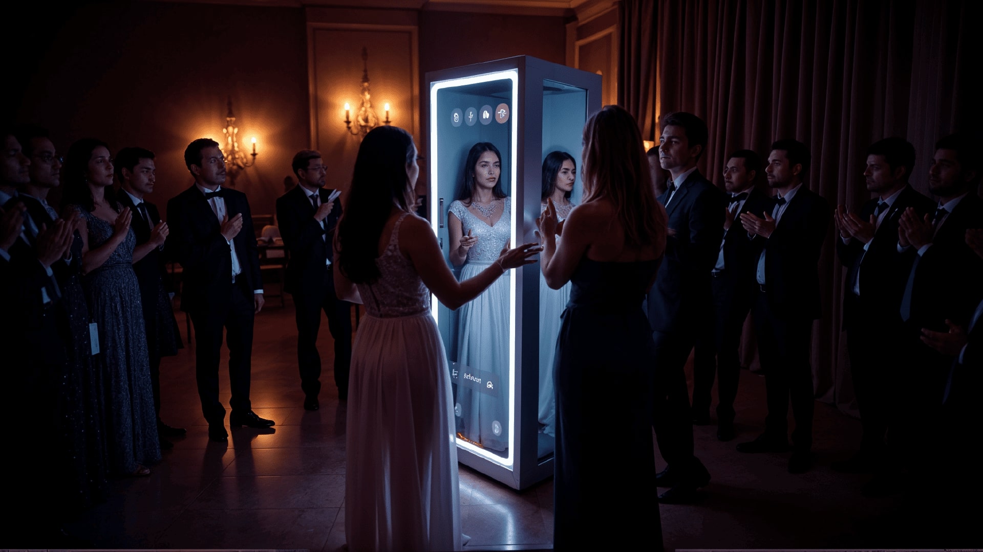 Mirror photo booths 